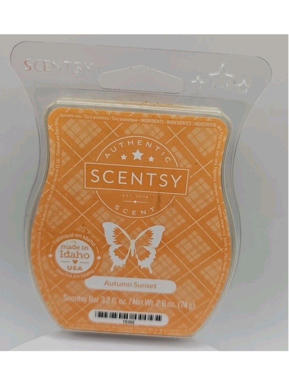 Scentsy Autumn Sunset 3.2fl Oz Wax Bar